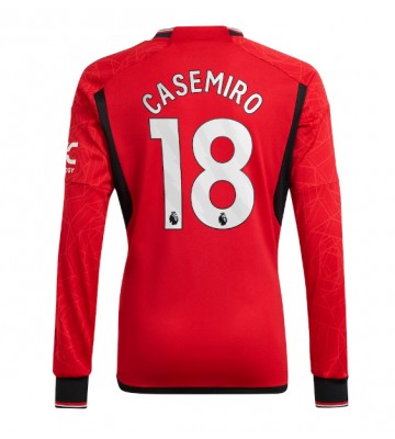 Manchester United Casemiro #18 Replika Hjemmebanetrøje 2023-24 Langærmet